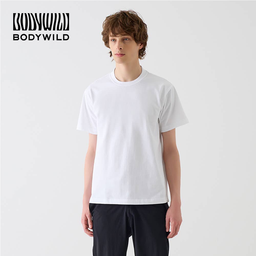 【ジャケット対応】クルーネックTシャツ(丸首)